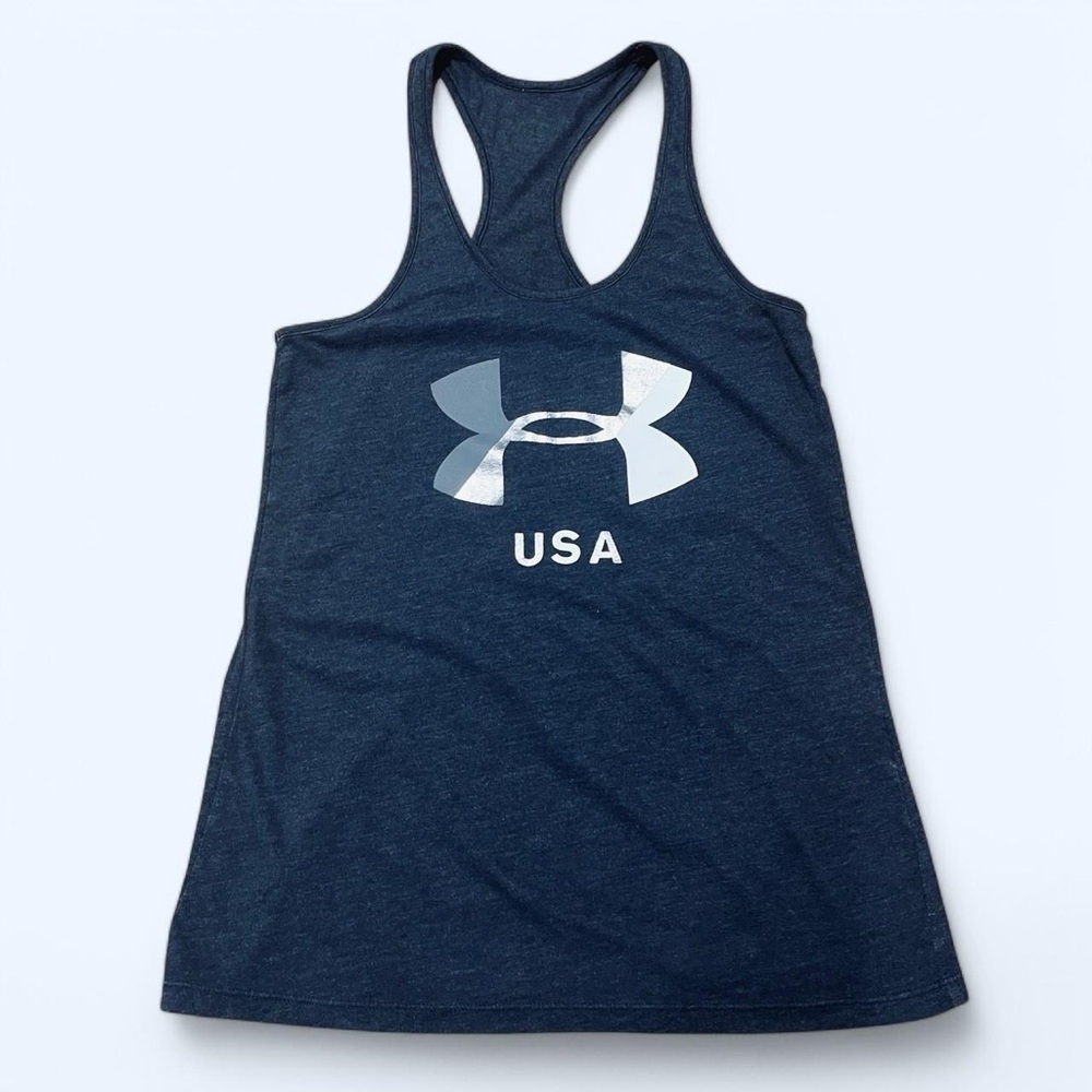 Under Armour Racerback Tank Top Grey Small